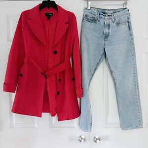 Mango Red Women's Jacket